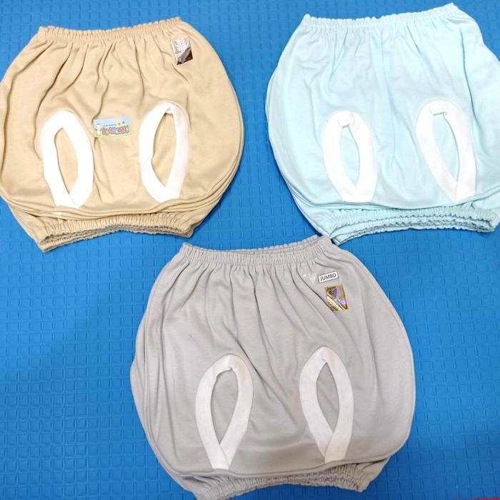 Gambar celana pop bayi/celana pendek/jumbo/SNI/3PCS/ - polos dari ibubabysehat undefined Tokopedia