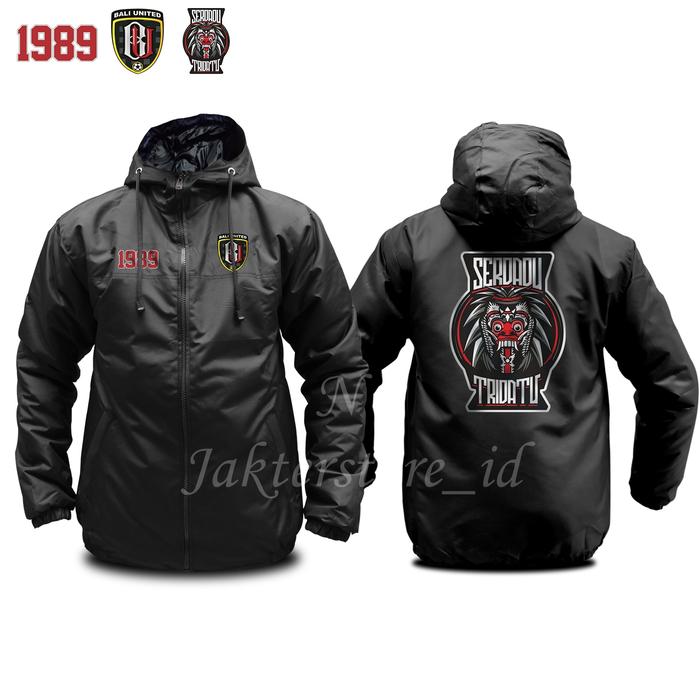 Gambar Ready stock jaket eleganter Logo Club Bali United Serdadu Tridatu - Hitam, L dari Njaketstore undefined Tokopedia