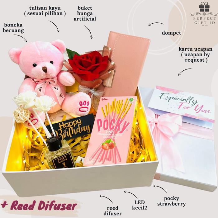 Gambar KADO ULANG TAHUN CEWEK HADIAH ULTAH KADO PACAR KADO ANNIVERSARY - + Reed Diffuser, HappyGraduation dari Perfect Gift ID undefined Tokopedia