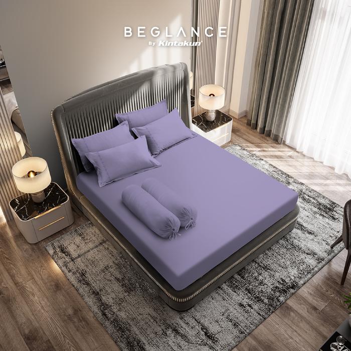 Gambar Kintakun Beglance Cotton - Sprei 160 Queen Katun Bantal Embroidery - Lavender Wish dari Kamar Rumahku undefined Tokopedia
