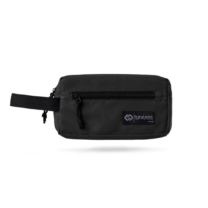 Gambar PENCIL CASE NOCHI KOTAK PENSIL TEMPAT PENSIL SEKOLAH  KOSTAK KANTOR - Black dari Heylook Custom undefined Tokopedia