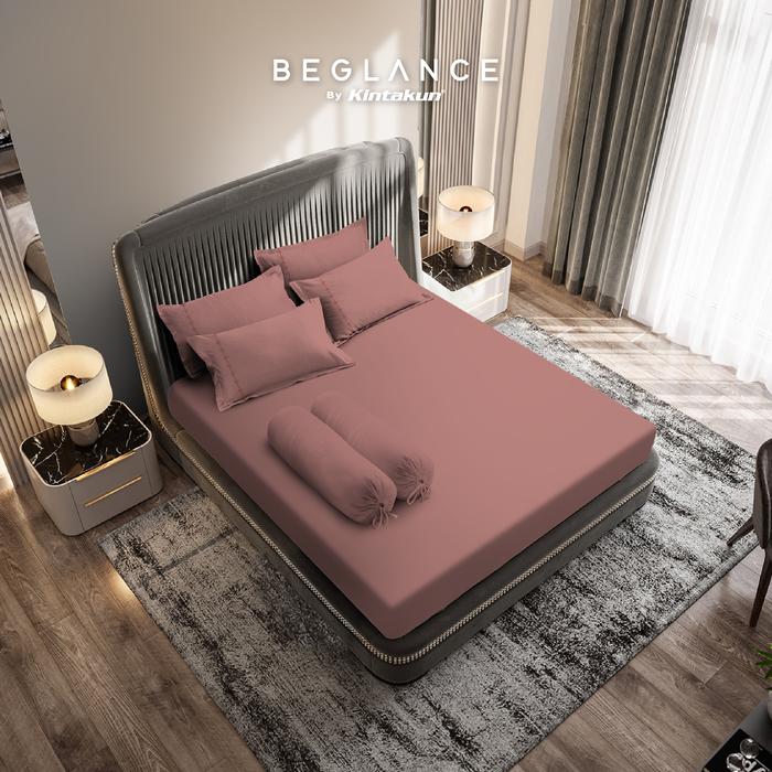 Gambar Kintakun Beglance Cotton - Sprei 160 Queen Katun Bantal Embroidery - Lovestruck dari Kamar Rumahku undefined Tokopedia