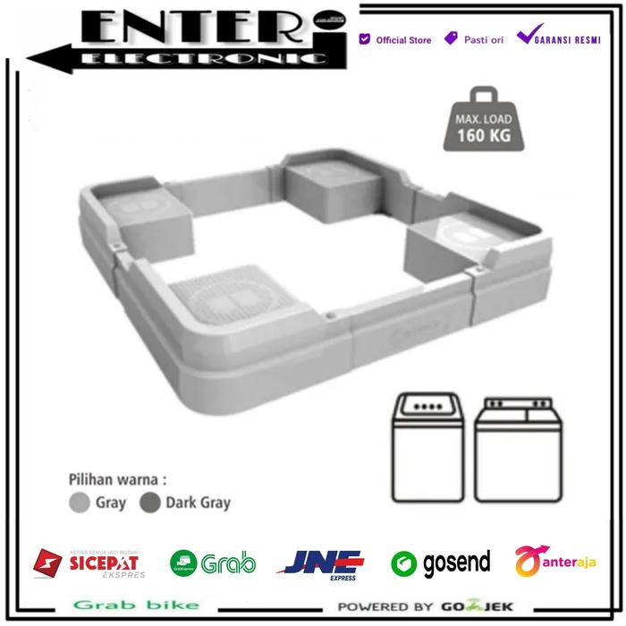 Gambar ALAS TATAKAN DUDUKAN KAKI KULKAS MESIN CUCI TOP LOADING FRONT LOADING - Up To 150Kg dari Enter Electronic undefined Tokopedia