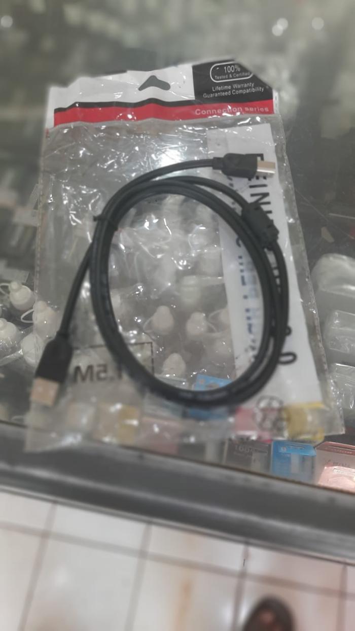 Gambar Kabel Printer USB 1,5M ORIGINAL - 1.5M dari Wahid Computer undefined Tokopedia