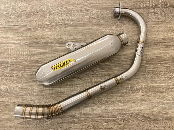 Gambar Knalpot Racing Excell Original Model Kapsul panjang 30cm PNP CB GL MP - Satu Set dari ExcellOriginal undefined Tokopedia