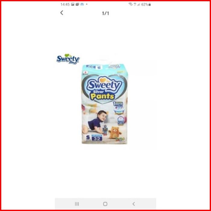 Gambar SWEETY SILVER PANTS NB -S 20 S 32 M 30 L 28 XL 26 XXL 24 New born NB20 - ukuran s32 dari abdulstorytoko undefined Tokopedia