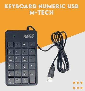 Gambar Keyboard Mini Numeric Wireless Keyboard Angka USB Mini - M-Tech USBKabel dari Ide Komputer Malang undefined Tokopedia