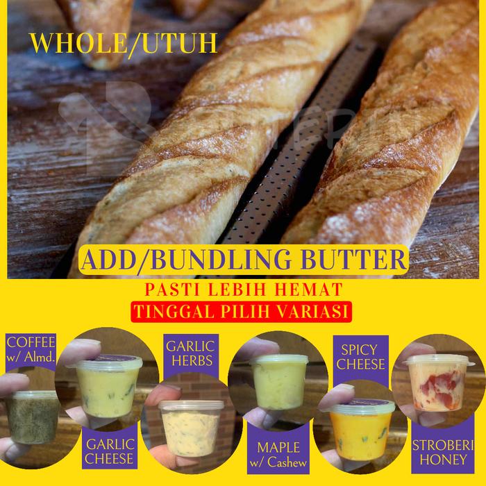 Gambar ROTI PERANCIS BAGUETTE PANJANG 28cm - FRENCH BREAD 28cm LONG - BUTERIN - Whole/Utuh, Baguette Only dari Buterin undefined Tokopedia