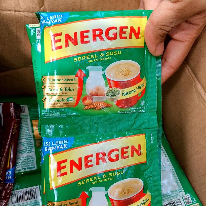 Gambar energen kacang hijau renceng 10 sachet dari SBRJaya07 undefined Tokopedia