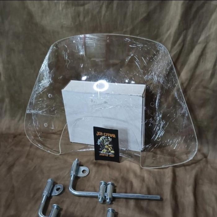 Gambar windshield Untuk Motor Listrik Uwinfly T3 - clear/bening, Uwinfly T3 dari Vespa8 undefined Tokopedia