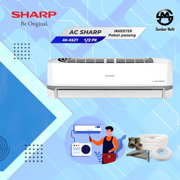 Jual Ac Sharp Split 1/2 PK Inverter X06ZY - UNIT ONLY - Kota Depok - PT ...