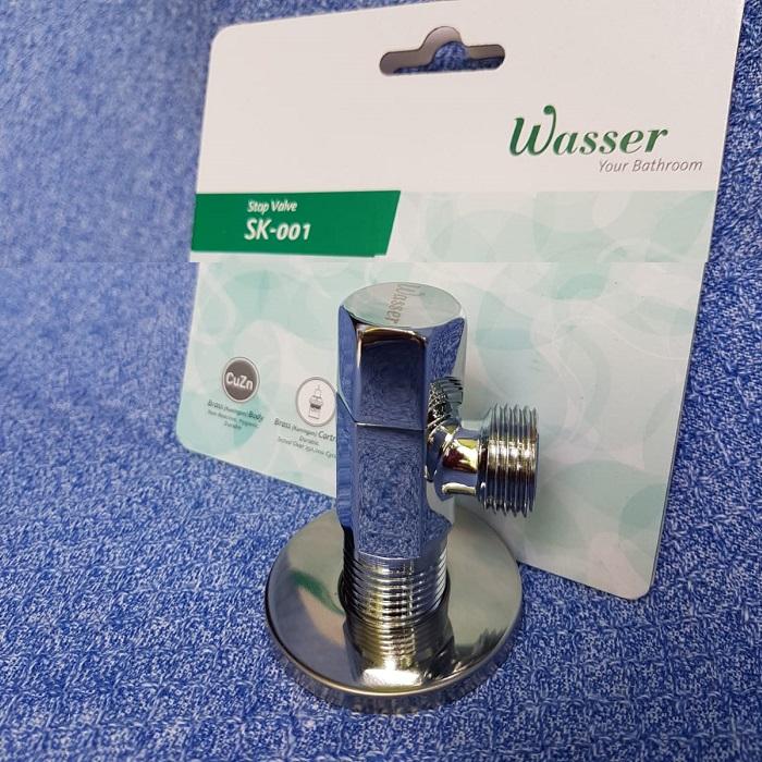Gambar Stop kran Closet/ Stop kran Toilet cabang - Wasser - SK-001 dari Mitrajayaabadi_NEW undefined Tokopedia