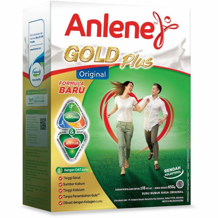 Gambar Anlene Gold Plus Susu Bubuk Original 640 g dari Toserba Yassir undefined Tokopedia