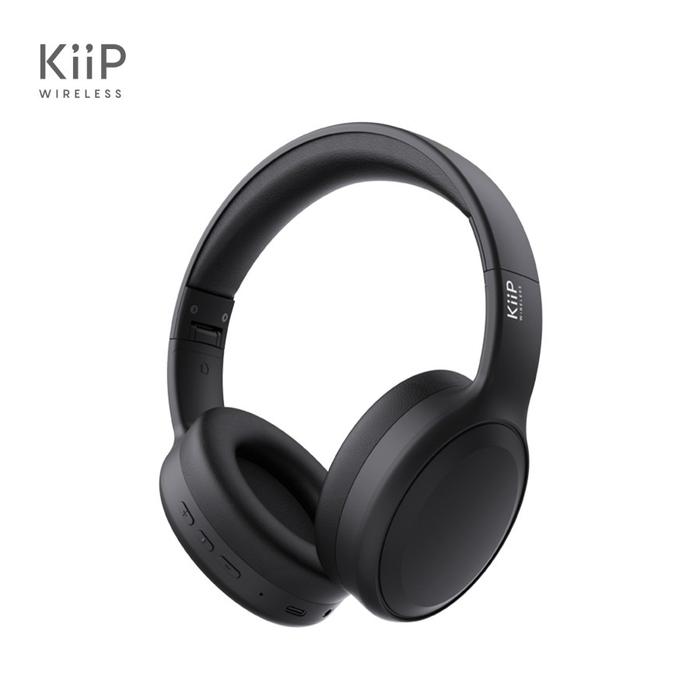 Gambar HEADSET BLUETOOTH KIIP TH30 WIRELESS HEADPHONE WIRED EARPHONE - BLACK dari Gado Gado IT undefined Tokopedia