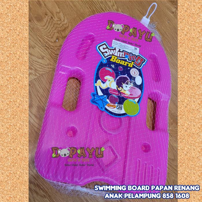 Gambar SWIMMING BOARD PAPAN RENANG ANAK PELAMPUNG 858 1608 - Merah Muda dari DOPAYUTOYS undefined Tokopedia
