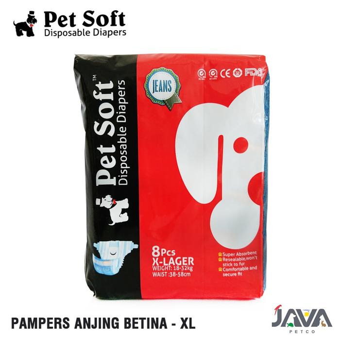 Gambar Pampers Anjing / Popok Anjing Betina XL - Female Pet Soft Diaper dari Java Petco Jakarta Barat undefined Tokopedia
