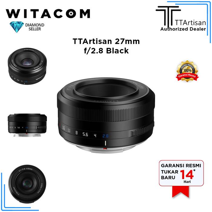 Gambar Lensa TTArtisan 27mm f2.8 for Fujifilm FX-Mount - Garansi Resmi - Black dari Witacom Kota Administrasi Jakarta Pusat Tokopedia