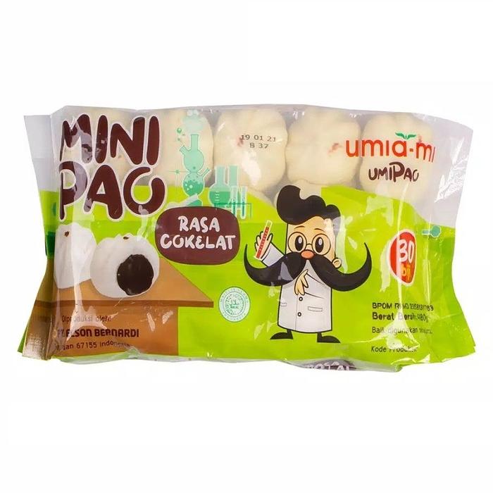 Gambar umiami Mini Pao 480gr isi 30 – umia-mi Minipao – Bakpao Mini - Coklat dari Intiboga undefined Tokopedia