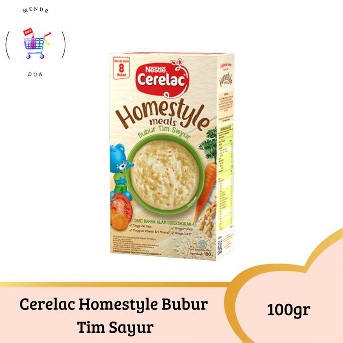 Gambar nestle cerelac homestyle bubur tim sayur 100gr dari Toko Menur Dua undefined Tokopedia