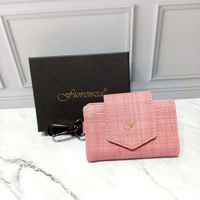Gambar Dompet kunci Stnk smartkey fiorenza maxx 1172 pu pattern leather - pink dari Fiorenza Bags undefined Tokopedia