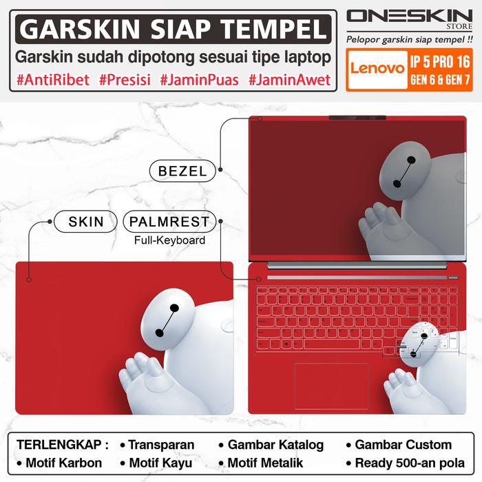 Gambar Garskin Sticker Laptop Lenovo IdeaPad Slim 5 5i Pro-16 16ARH7 FullBody - Full Body dari Oneskin Store Indonesia undefined Tokopedia
