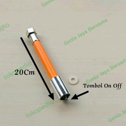 Gambar Konektor Sambungan Keran Air Fleksibel Selang Air Model Kipas - 20CM+ON/OFF dari Genio Jaya Bersama undefined Tokopedia