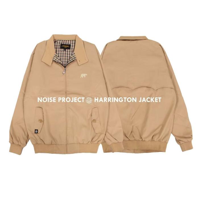 Gambar Jaket Harrington Unisex Pria Wanita Original Vintage Vincent Vesmet - Mocca, M dari KAOS POLOS OVERSIZE undefined Tokopedia