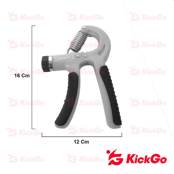 Gambar KickGO Handgrip Impor Gym Fitness Untuk memperkuat Tangan Hand grip - ABU dari KickGoOfficialStore Kab. Tangerang Tokopedia