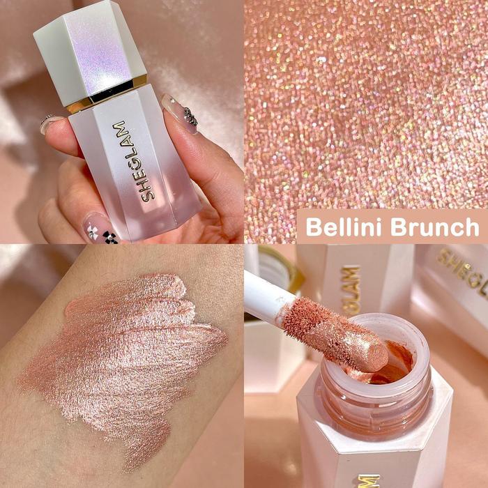Gambar SHEGLAM GLOW BLOOM LIQUID HIGHLIGHTER - BELLINI BRUNCH dari Sheglam Indonesia undefined Tokopedia