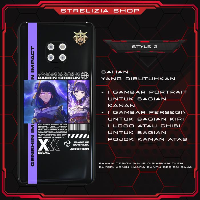 Gambar Phone Case Request Design / Custom - Request Style 2, Blackmatte dari Strelizia Shop undefined Tokopedia