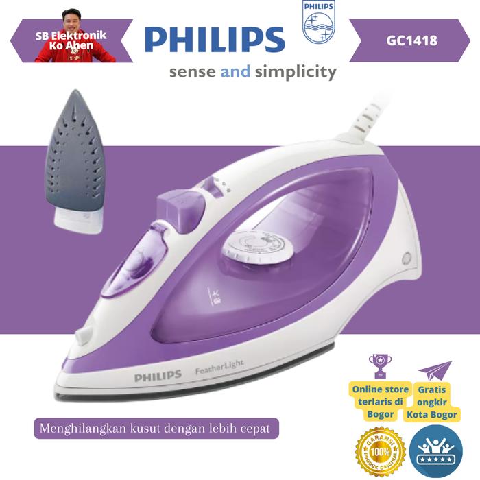 Gambar setrika uap philips gc1418 dari T.W SHOP ELEKTRONIK undefined Tokopedia