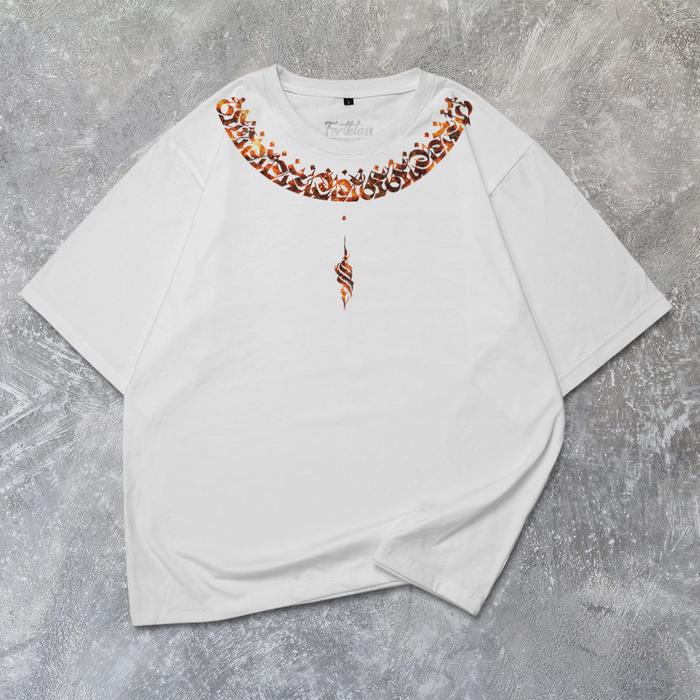 Gambar RISRUS Kaos Oversize CALLBURN T-Shirt Cowo Premium Kaos BigSize Pria - Putih, S dari RisRus Official undefined Tokopedia