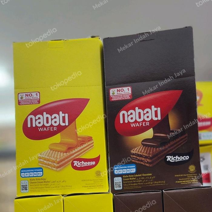 Gambar nabati wafer 120gr rasa keju, coklat - Coklat dari Mekar Indah Jaya undefined Tokopedia