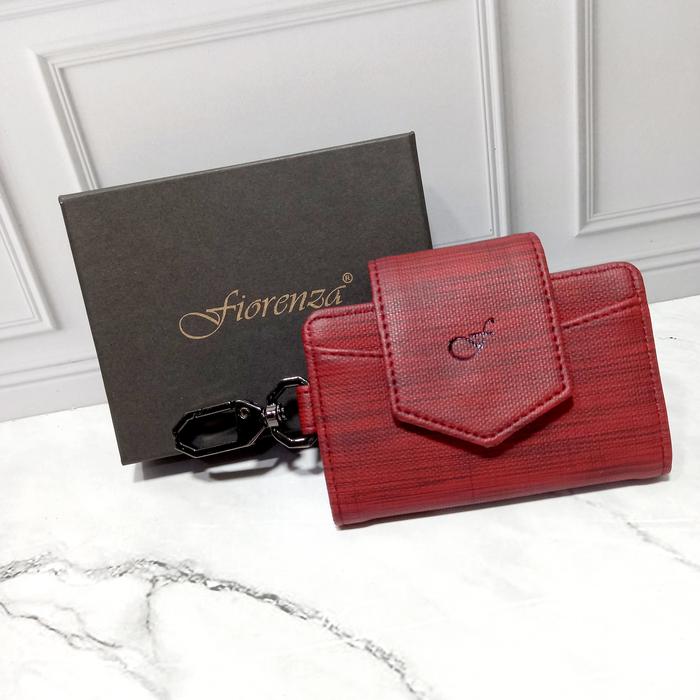Gambar Dompet kunci Stnk smartkey fiorenza maxx 1172 pu pattern leather - red dari Fiorenza Bags undefined Tokopedia