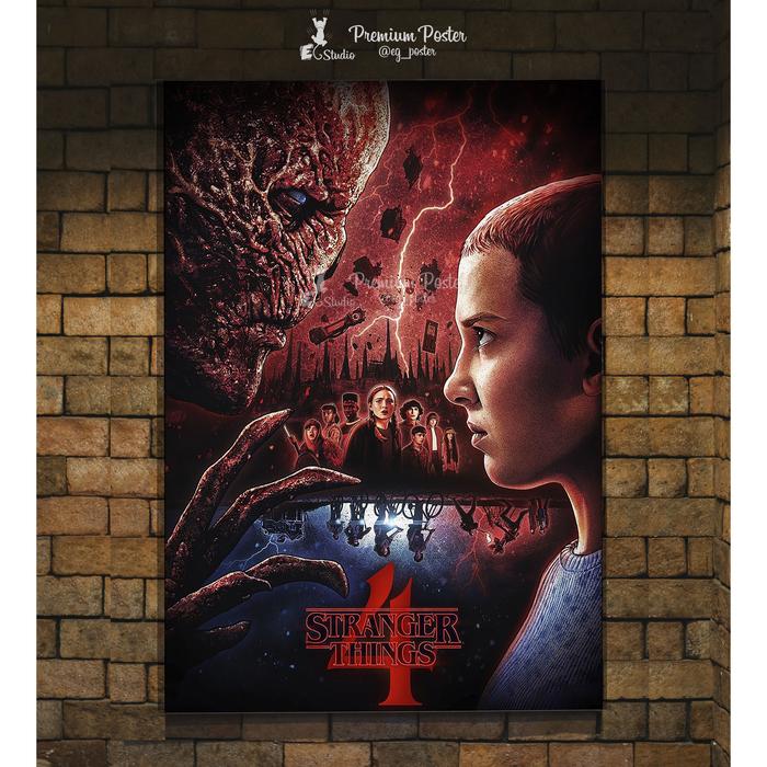 Gambar Poster - Stranger Things 4 - Utama, A3 Plus dari EG STUDIO Tokopedia undefined Tokopedia