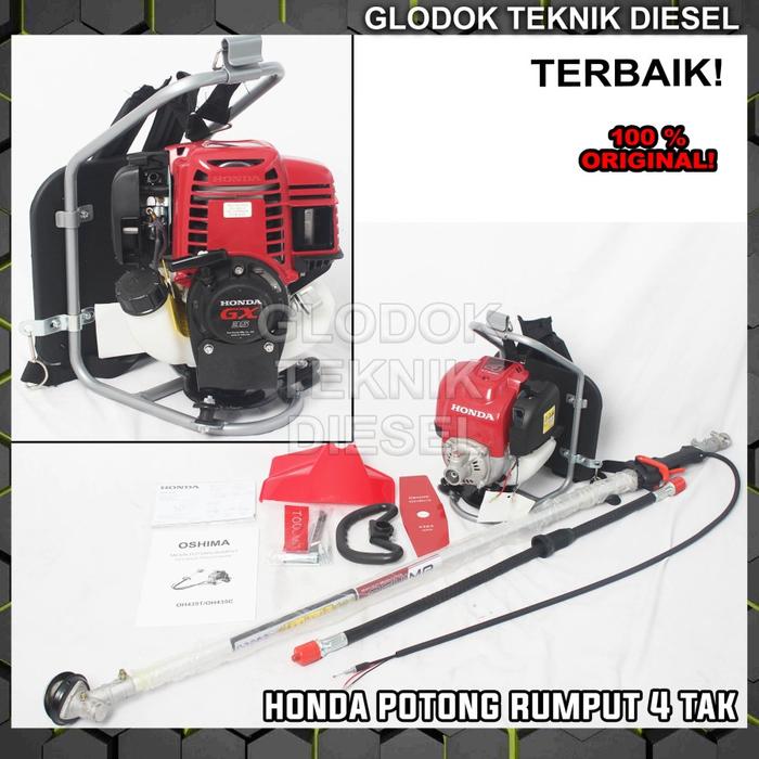 Gambar MESIN POTONG RUMPUT HONDA 4 TAK ORIGINAL TERBAIK - GX 35 (MERAH) dari Glodok Diesel undefined Tokopedia