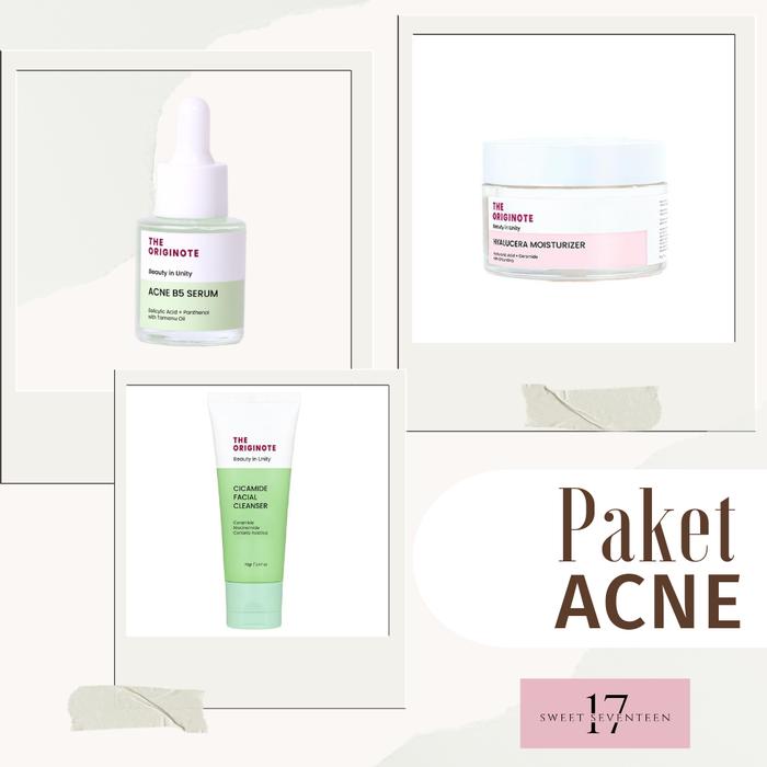 Gambar the originote PAKET ACNE dari Sweet Seventeen Beauty Store undefined Tokopedia
