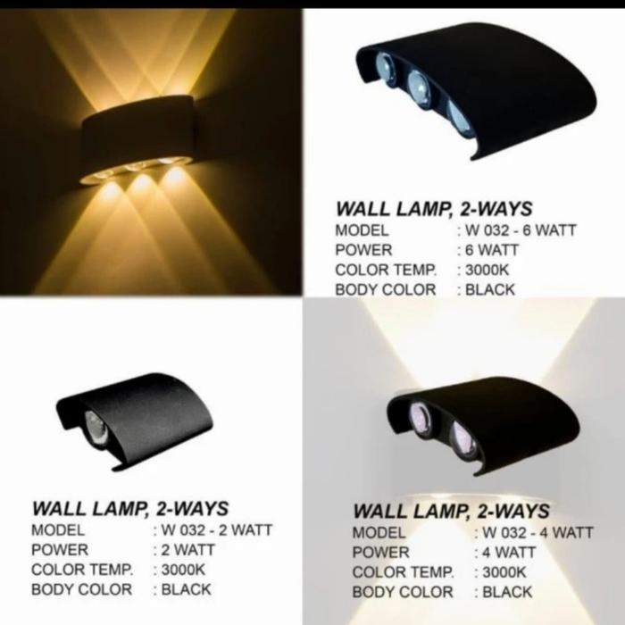 Gambar lampu dinding led outdoor wall lamp pilar led pagar tembok - OVAL LED 2 WATT dari eco led lighting undefined Tokopedia