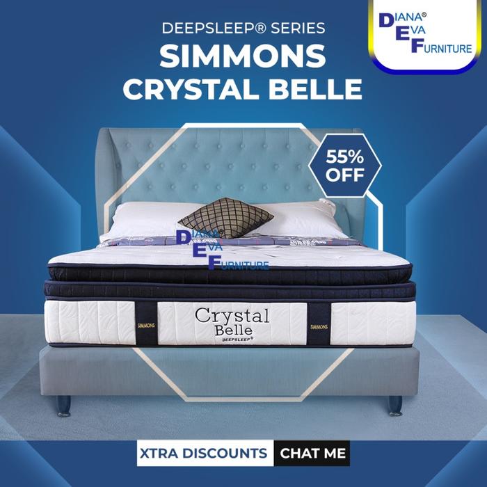 Gambar Kasur Simmons Crystal Belle Springbed ( Kasur Only ) - 90x200 dari DIANA EVA FURNITURE undefined Tokopedia
