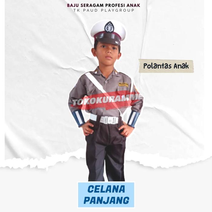Gambar Baju Polisi Anak Tk Size S M L XL XXL baju polisi anak laki laki - POLANTAS, S 3 th dari TOKOKURAMME undefined Tokopedia