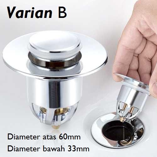 Gambar Penutup Saringan Air Got WC Anti Kecoa Bau Trap Drain Floor Stainless - Varian B dari Toko Optima Kirana undefined Tokopedia