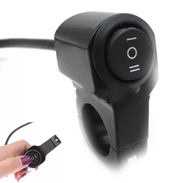 Gambar SAKLAR SWICH LAMPU TEMBAK SAKLAR STANG ON OFF ALUMUNIUM - SAKLAR HB9 dari PRABU LED undefined Tokopedia