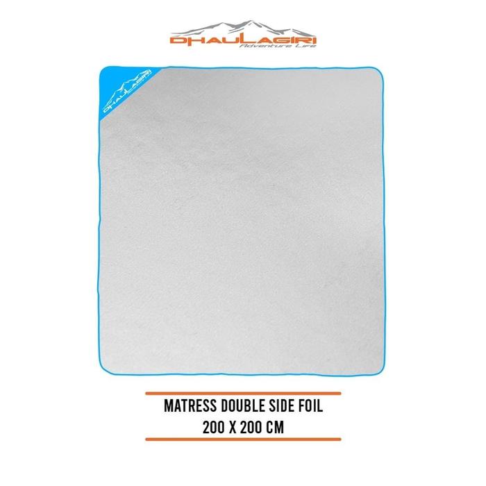 Gambar MATRAS CAMPING MATRAS FOIL ALUMUNIUM DOUBLE SIDE OUTDOOR HIKING - 200 X 200 BIRU dari Mata Empat Adventure undefined Tokopedia