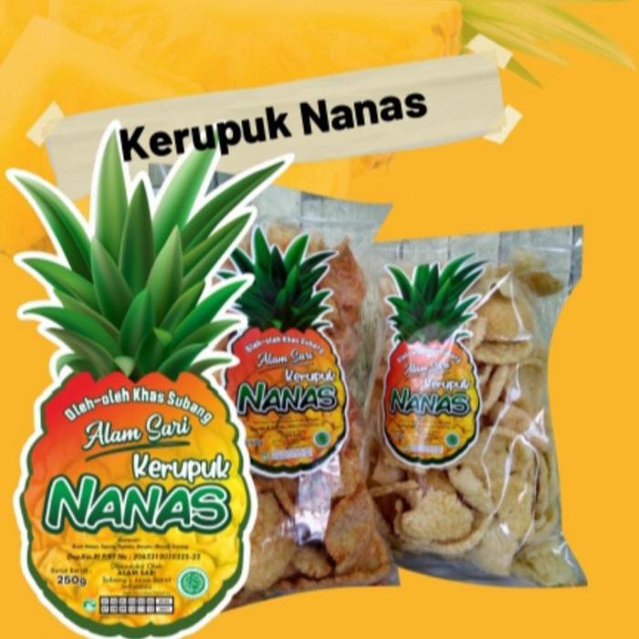 Gambar kerupuk nanas - Original dari Serba Nanas Alam Sari undefined Tokopedia