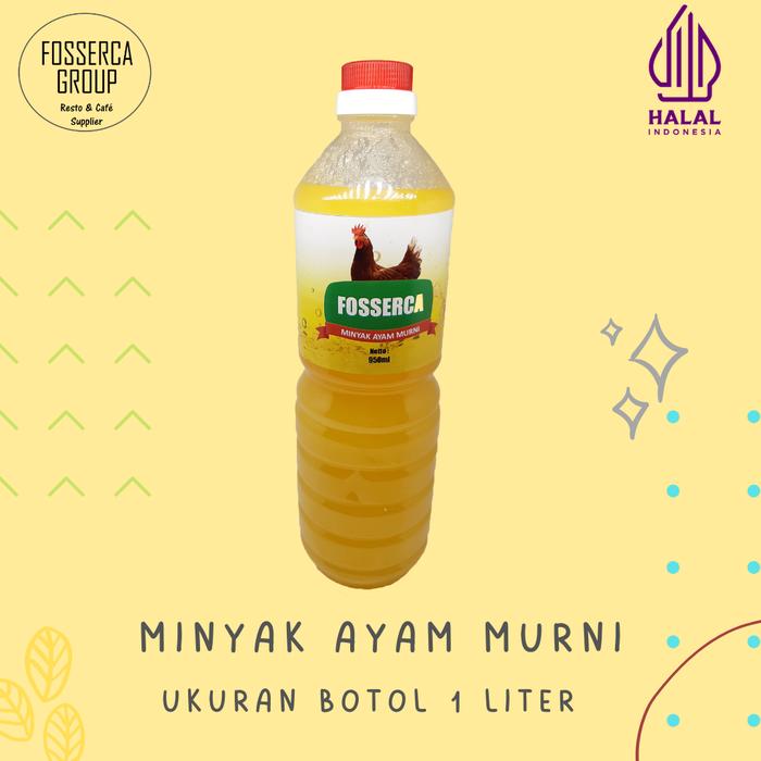 Gambar Minyak Ayam Murni untuk Masak / Chicken Fat Cooking Oil 1 Liter dari Fosserca Supplier undefined Tokopedia