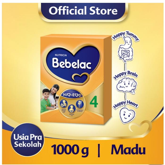 Gambar Bebelac 4 Susu Pertumbuhan Anak 3-5 Tahun Madu 1 kg dari Unlimited Wants undefined Tokopedia