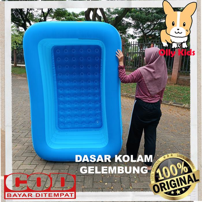 Gambar OLLYKIDS Kolam Renang Anak Jumbo 180x125x75cm 4 RING Payground - PG5405 3RING, +pompa listrik dari vivibabyshop_ undefined Tokopedia