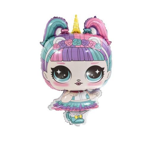 Gambar Balon foil kartun MINI Balloon foil karakter cartoon cute LOL - L1 dari DINOSO INDONESIA undefined Tokopedia