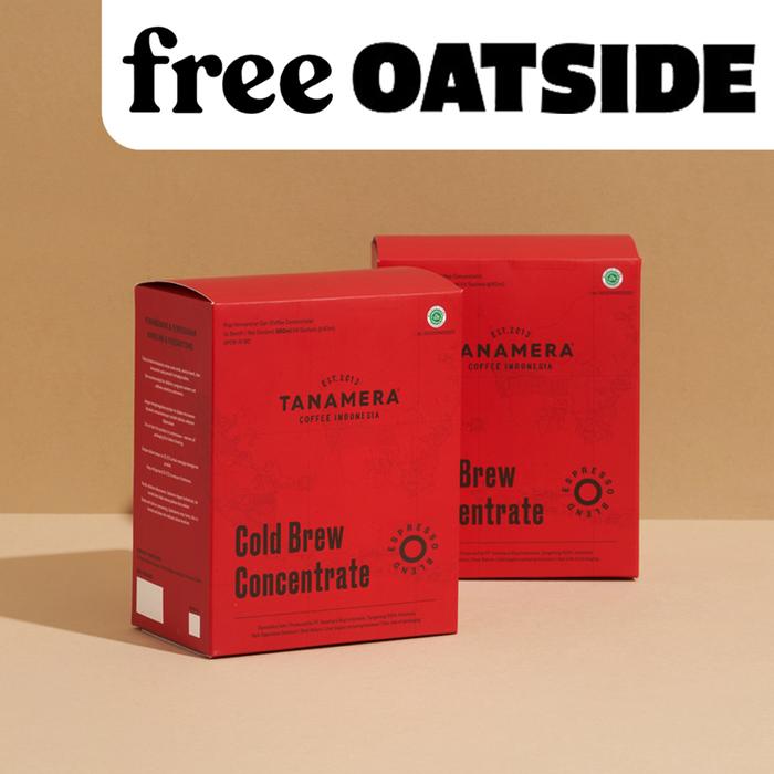 Gambar TANAMERA COFFEE – Promo Cold Brew Concentrate Sachets (Box of 14 Sachets) Free Oatside - Option B dari Tanamera Coffee Indonesia undefined Tokopedia