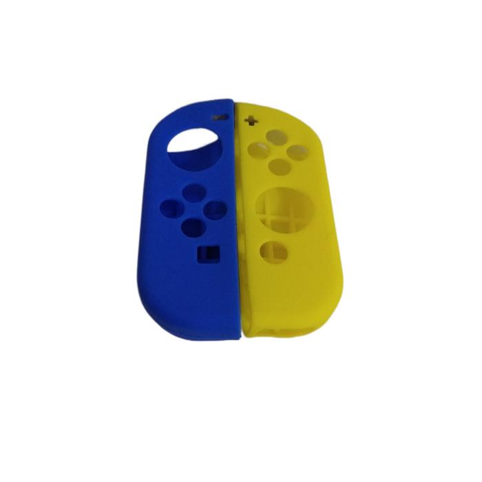 Karet Silikon Silicone Cover Case Joy Con JoyPad Nintendo Switch Oled  Purple Yellow